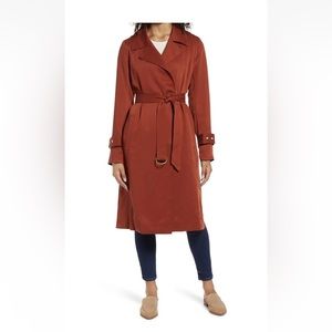 Sam Edelman Burt Orange Trench Coat L